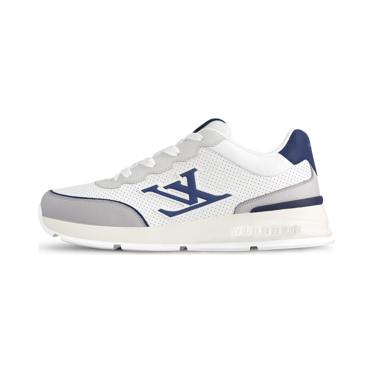Louis Vuitton Classic Calf Leather Low-Top Lifestyle Sneakers in Ocean Blue – Unisex