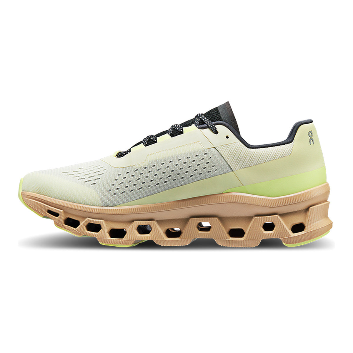 On Cloudmonster Running Shoes – Hay | Dune