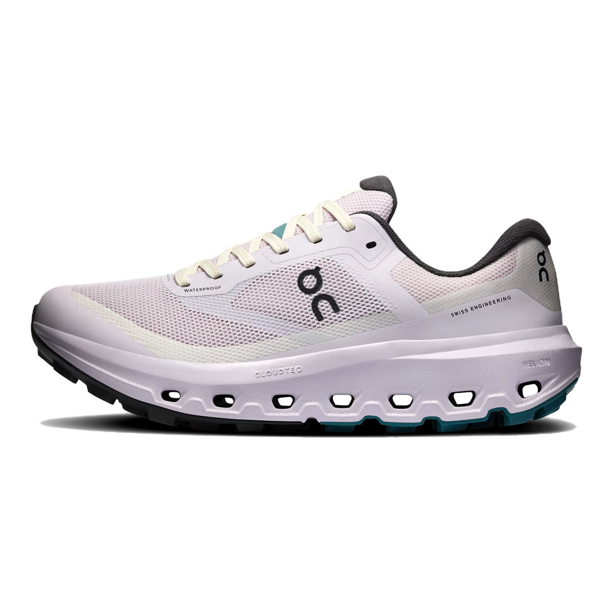 On Cloudvista 3 Waterproof Trail Running Shoes – White | Teal