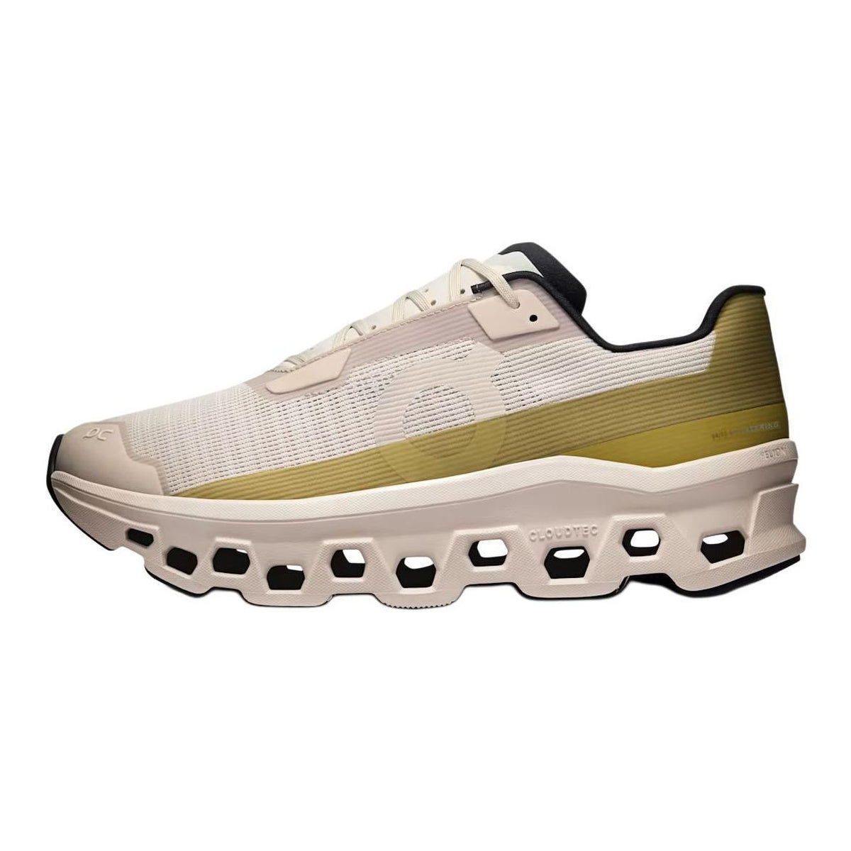 On Cloudmonster Void Unisex Marathon Running Shoes – Ivory | Hay