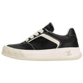 Louis Vuitton Tilted Lace-Up Biscuit-Sole Low-Top Sneakers in Black – Unisex