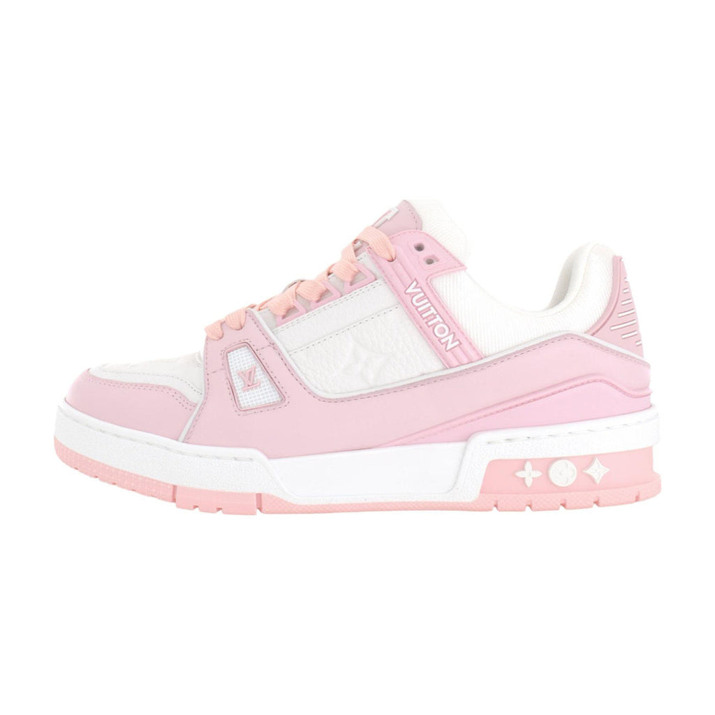 Louis Vuitton Trainer Leather Low-Top Sneakers in Rose Pink – Unisex
