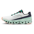 On Cloudmonster Running Shoes – White | Mint