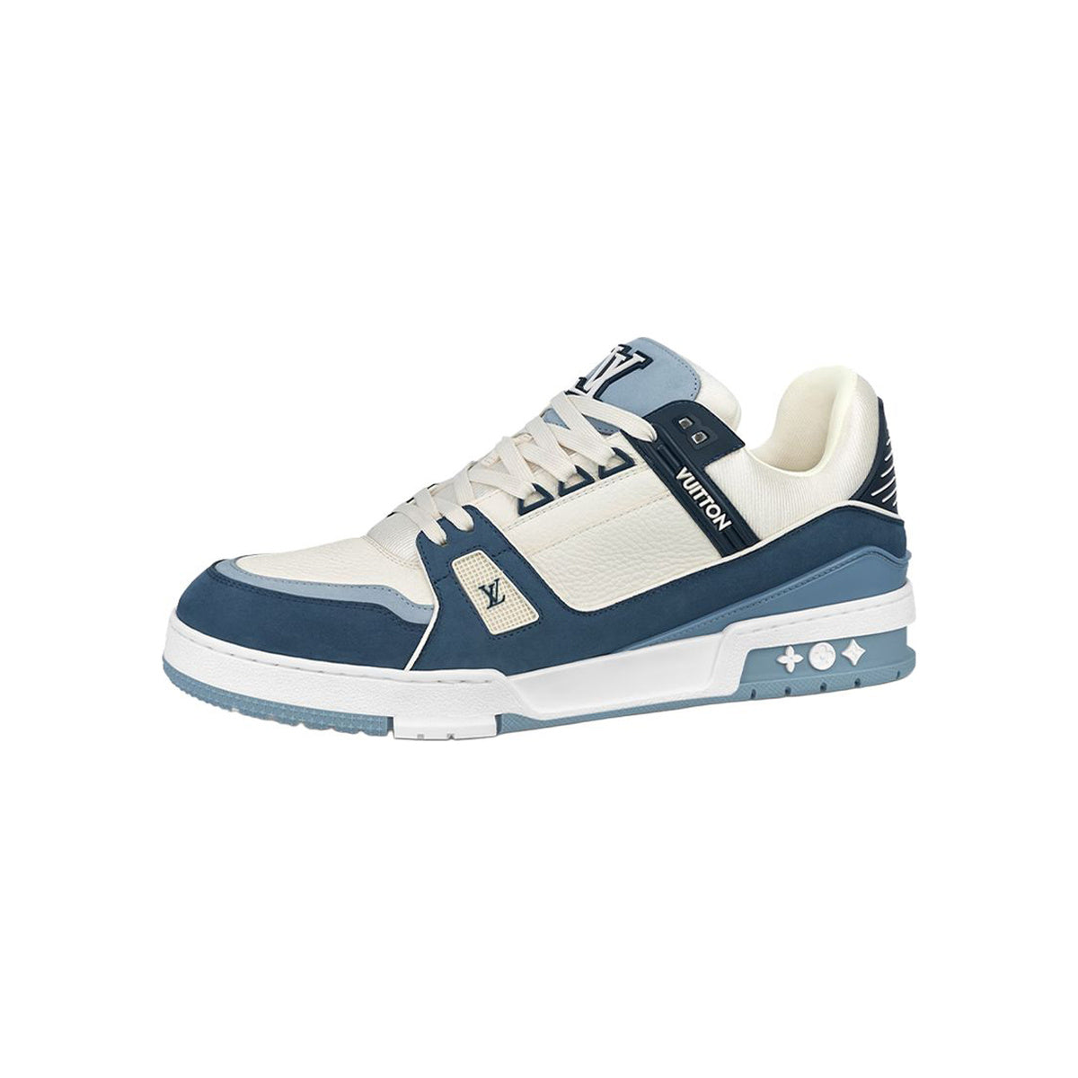 Louis Vuitton Trainer Low-Top Sneakers in Blue & White – Unisex