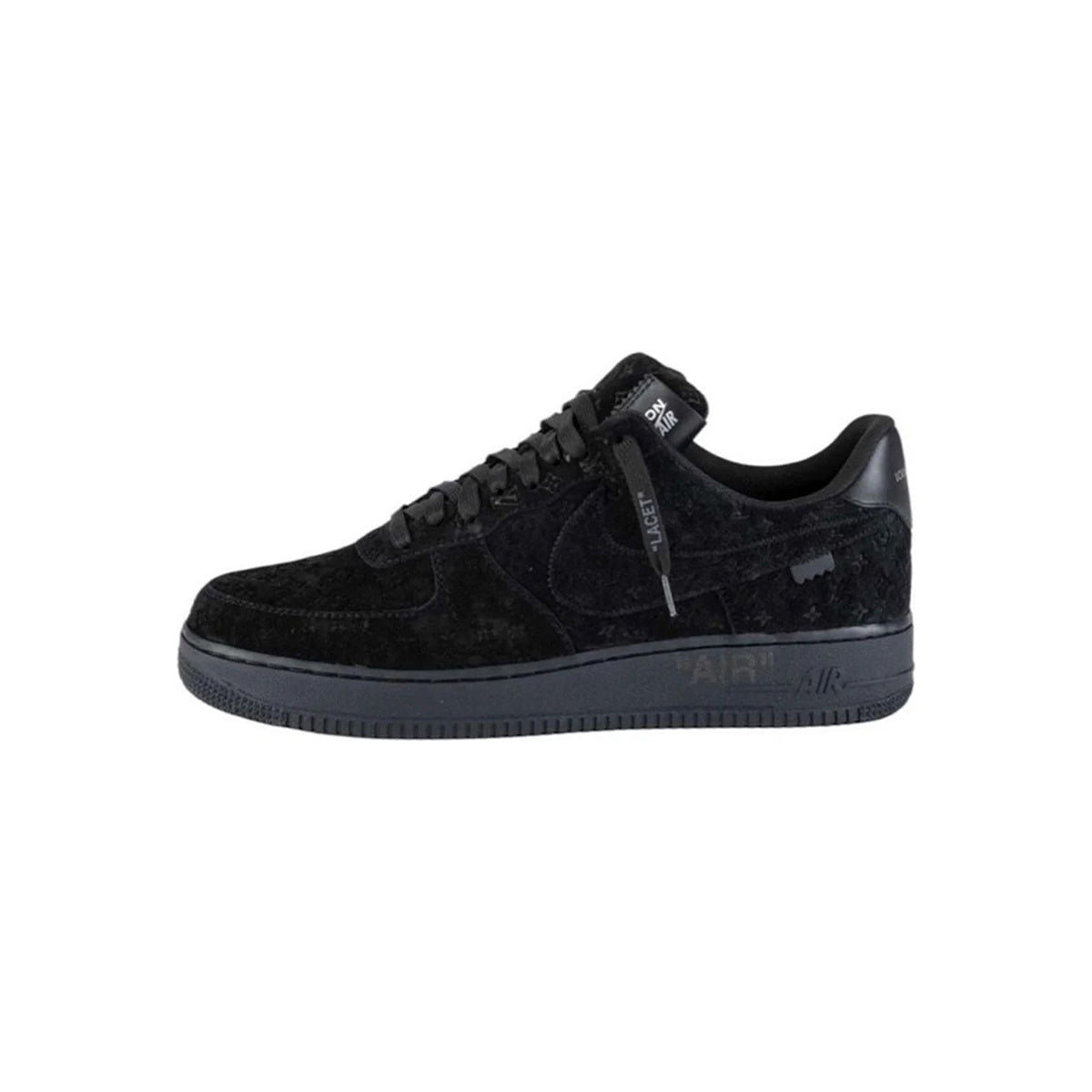 Louis Vuitton x Nike Air Force 1 Leather Low-Top Sneakers in Black – Unisex
