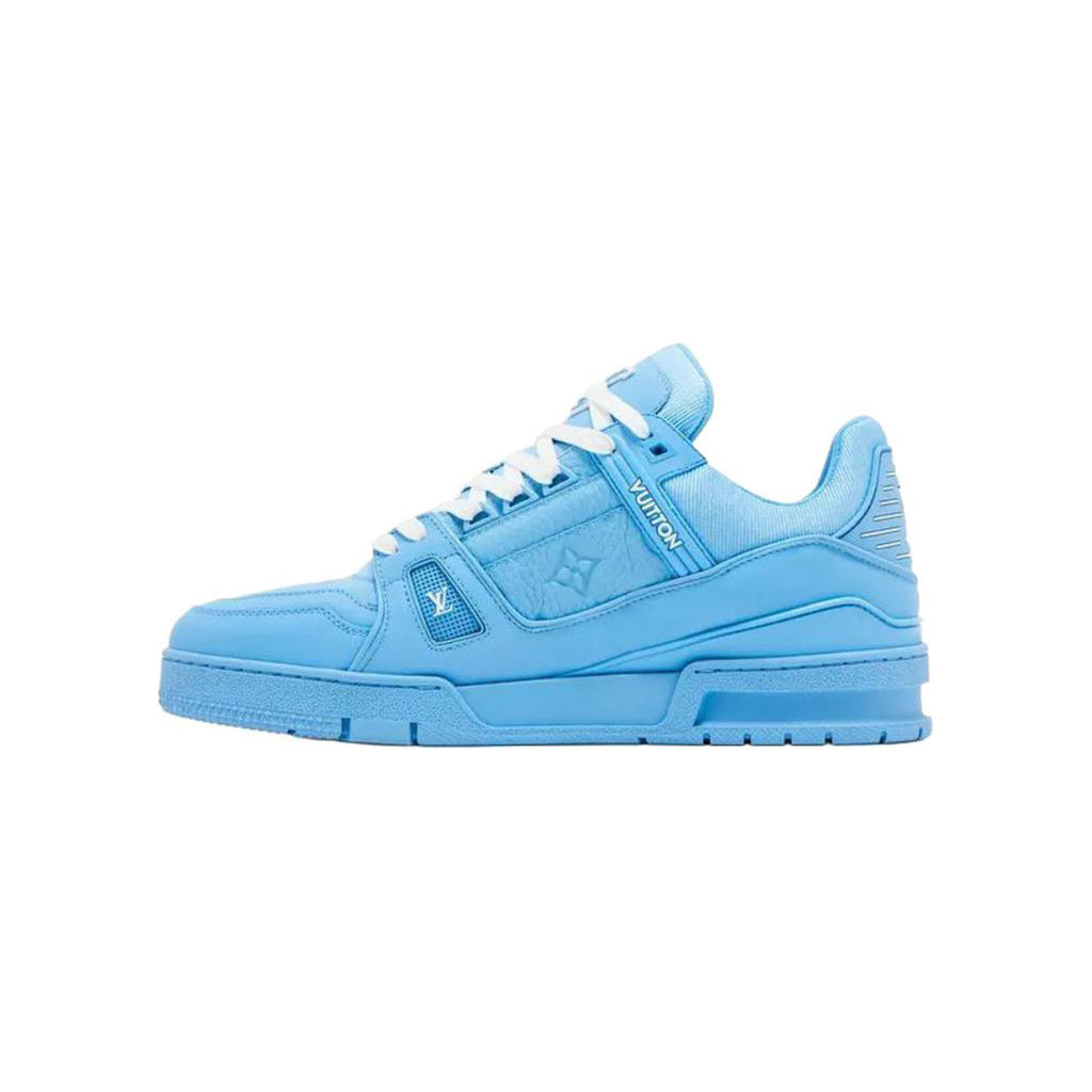 Louis Vuitton Trainer Leather Low-Top Sneakers in Blue – Unisex