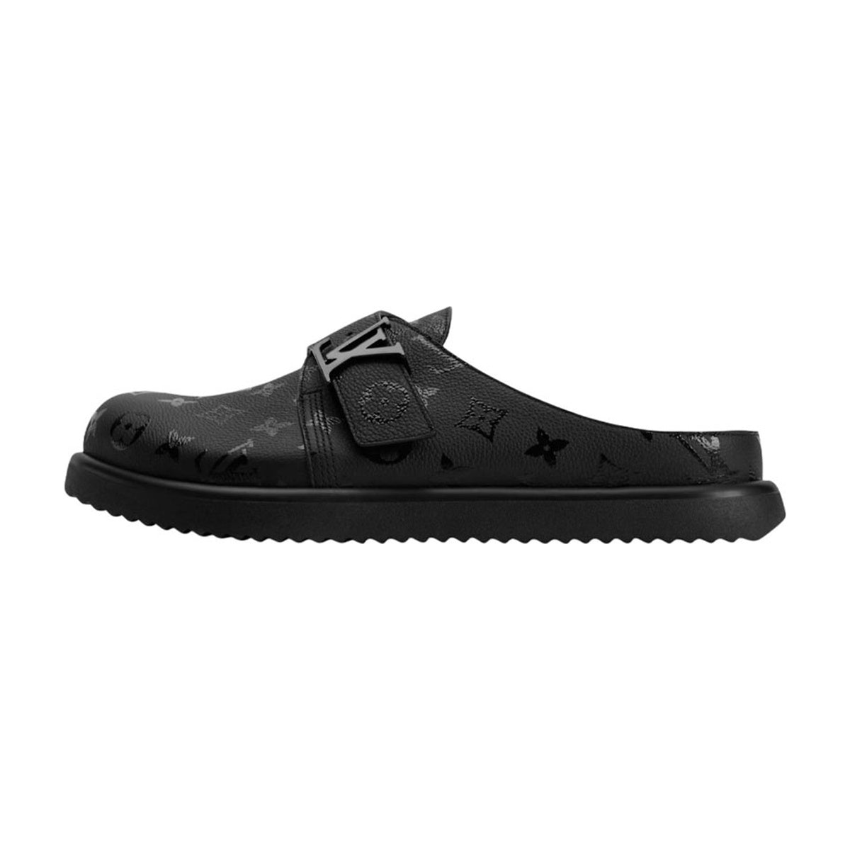 Louis Vuitton Easy Calf Leather Slip-On Mule in Black – Unisex