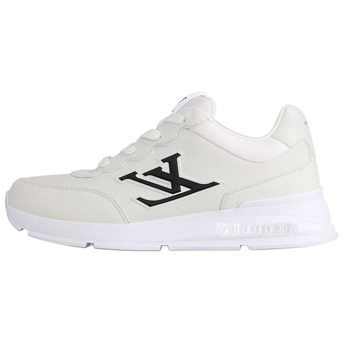 Louis Vuitton Fall Winter Leather Lace-Up Low-Top Sneakers in White – Unisex