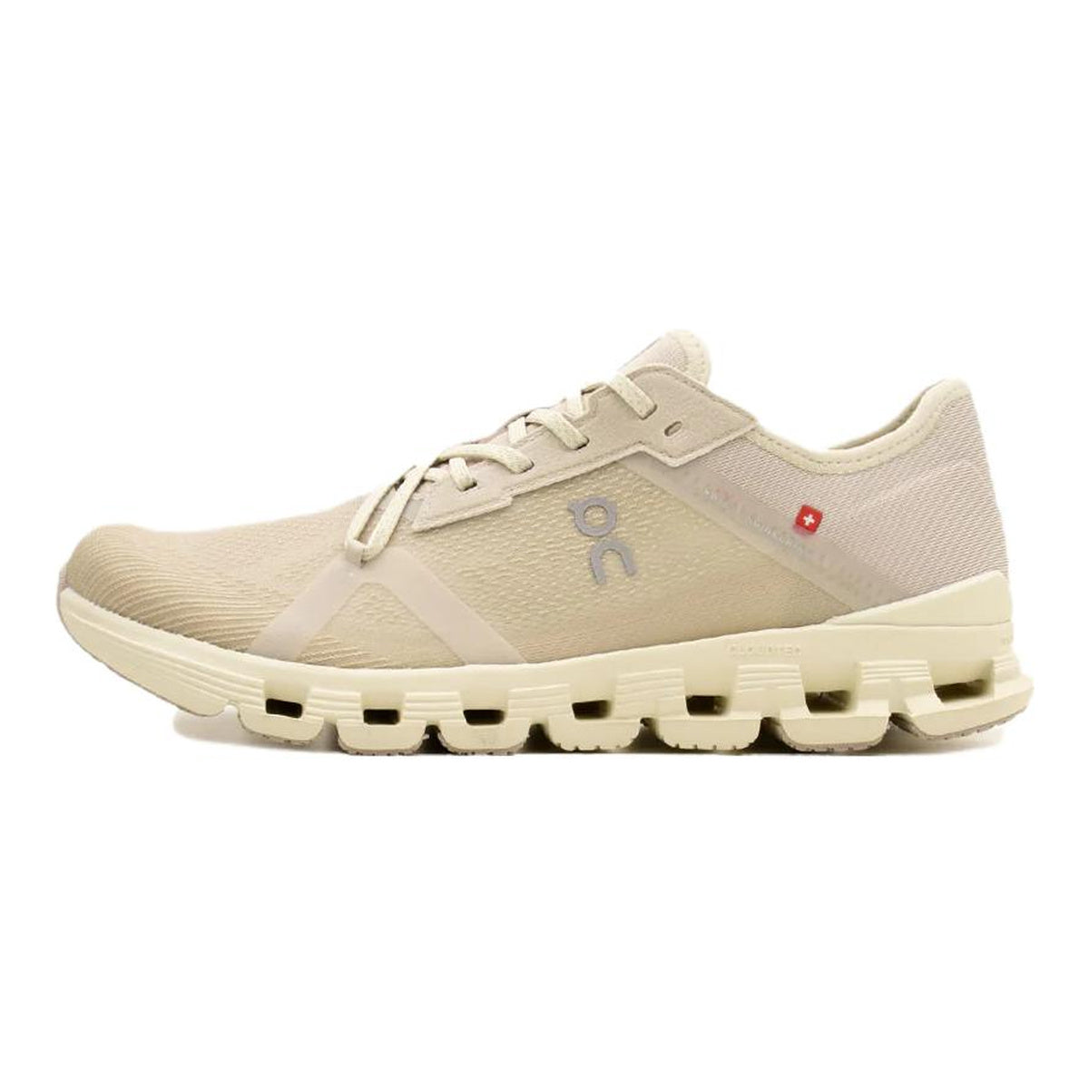 On Cloud X 4 AD Running Shoes – Sand | White