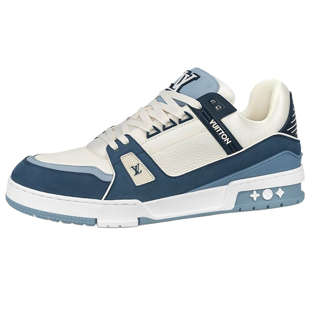 Louis Vuitton LV Trainer 2.0 Sneaker – Navy Blue / Steel Blue / Cream