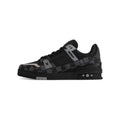 Louis Vuitton Trainer Flat Sole Low-Top Sneakers in Black – Unisex