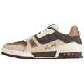 Louis Vuitton Trainer Lace-Up Platform Low-Top Sneakers in Brown – Unisex
