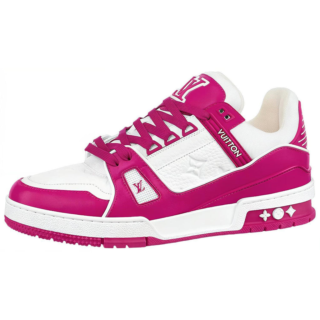 Louis Vuitton LV Trainer Sneaker – Fuchsia / White