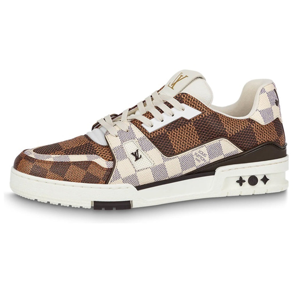 Louis Vuitton Trainer Checkerboard Low-Top Sneakers in Brown – Unisex
