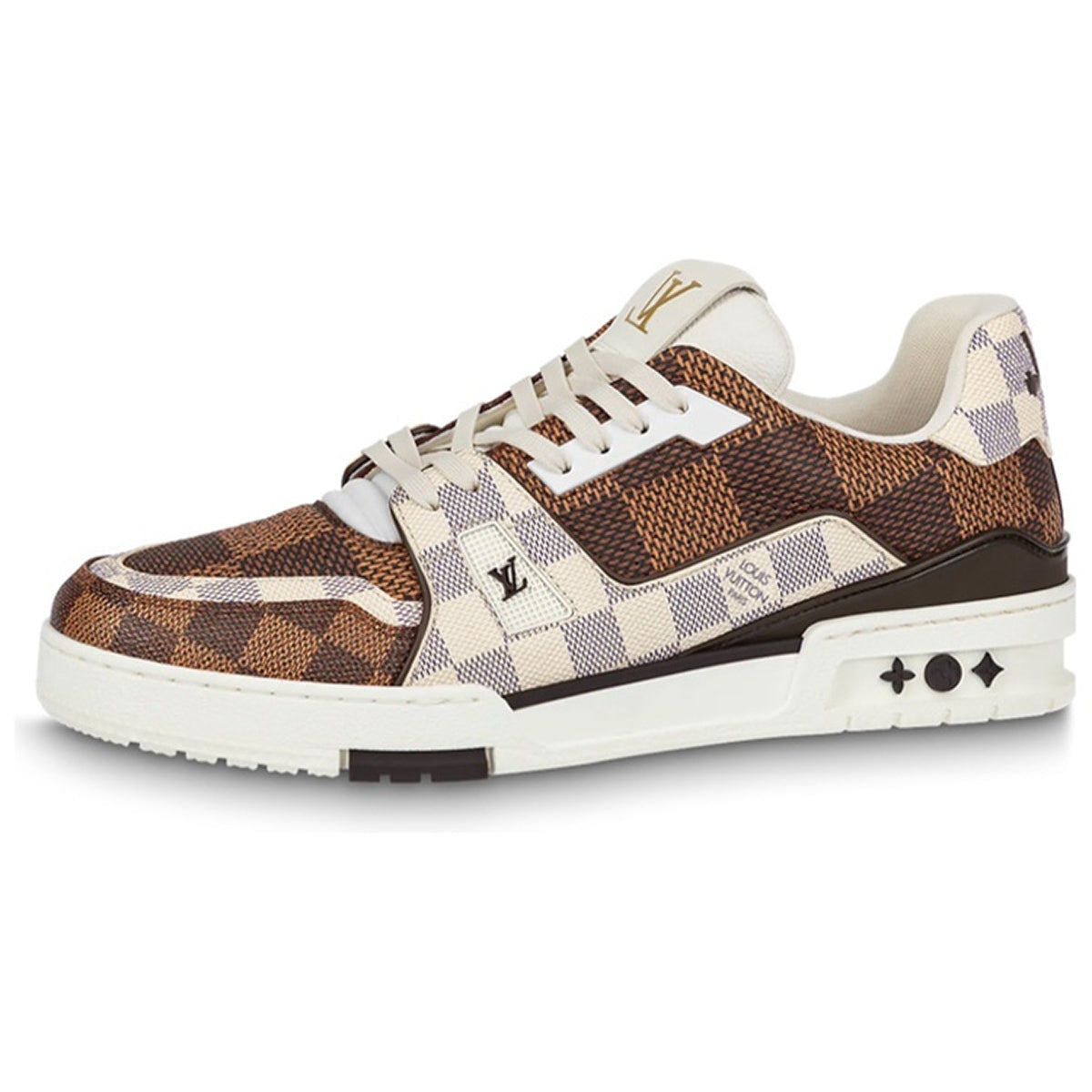Louis Vuitton Trainer Checkerboard Low-Top Sneakers in Brown – Unisex