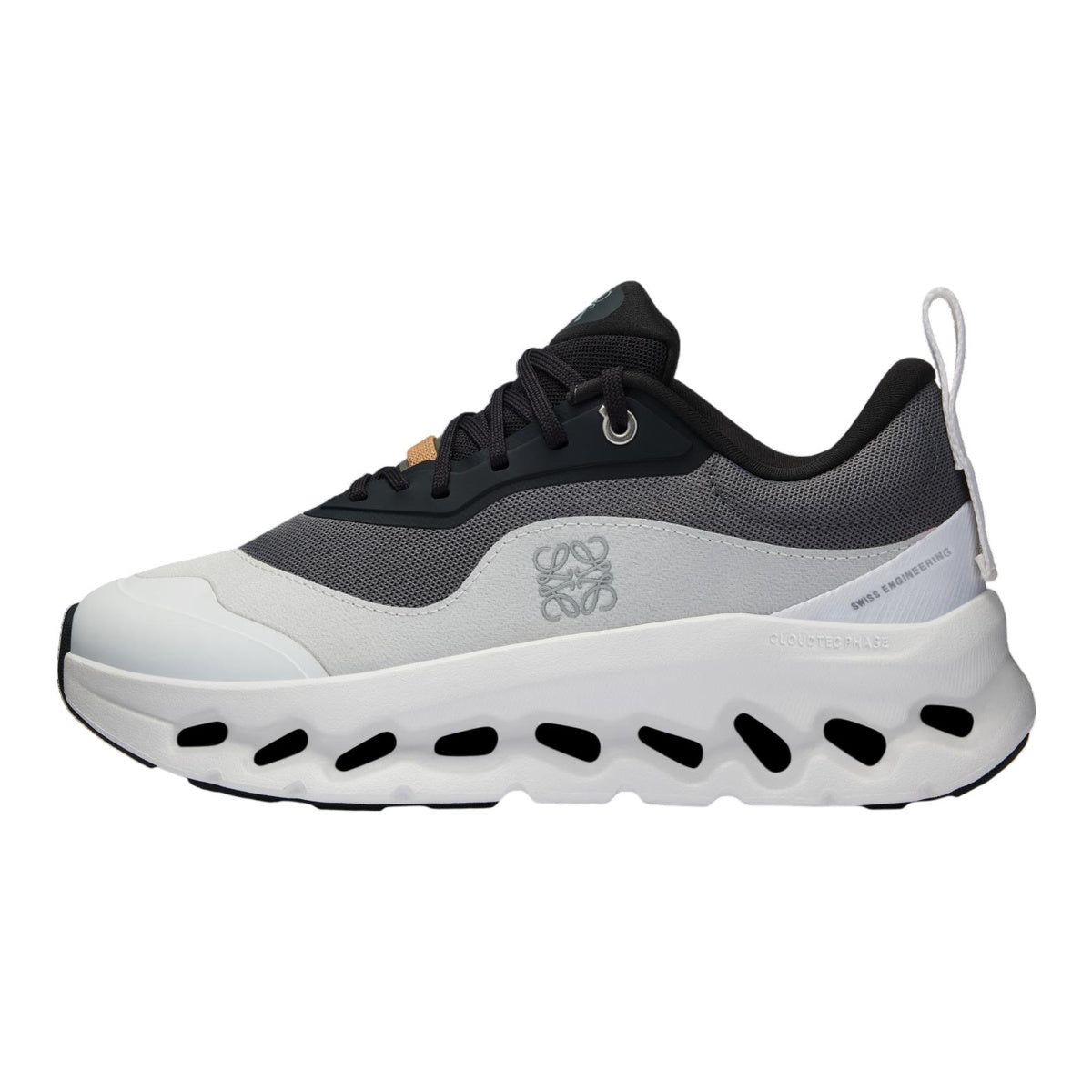 On × LOEWE Cloudmonster Unisex Lifestyle Sneakers – Alloy | White