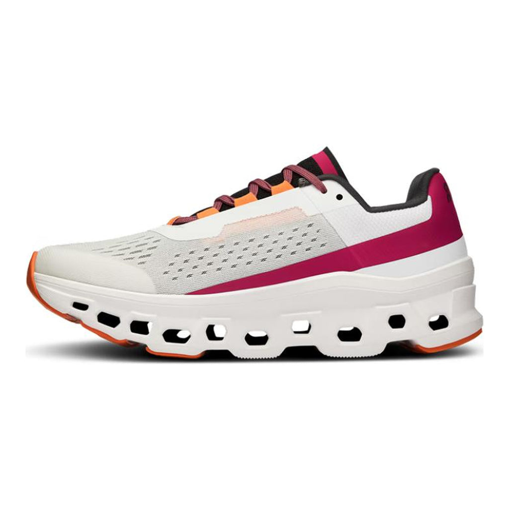 On Cloudmonster 2 Running Shoes – Pearl | Magenta