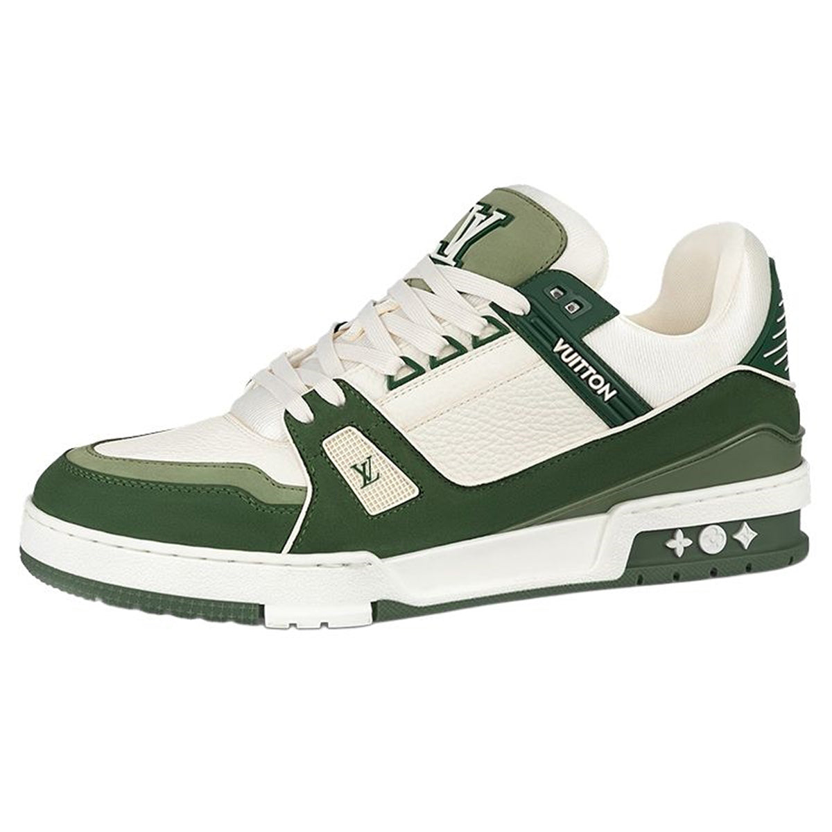 Louis Vuitton LV Trainer 2.0 Sneaker – Forest Green / Olive Green / Cream