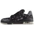 Louis Vuitton LV Trainer 2.0 Sneaker – Black Monogram Denim / Black / Off-White