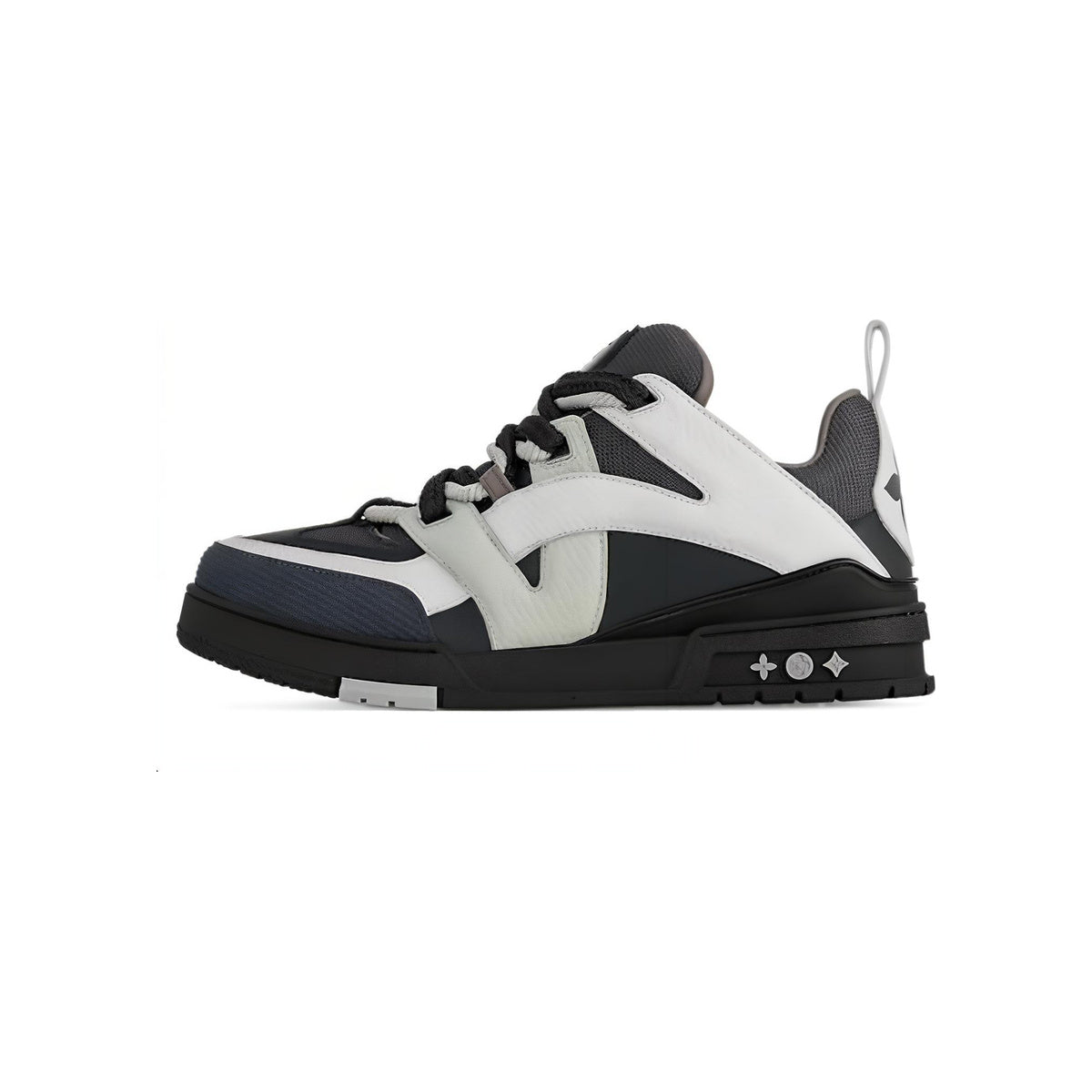 Louis Vuitton Skate Leather Low-Top Sneakers in Black & White – Unisex