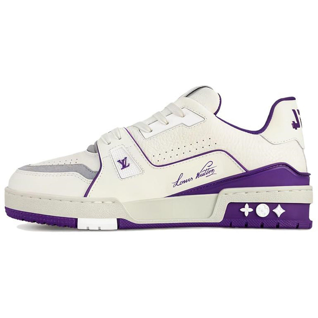 Louis Vuitton LV Trainer 1.0 Sneaker – White / Grey / Royal Purple