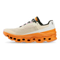 On Cloudmonster Running Shoes – Ivory | Orange