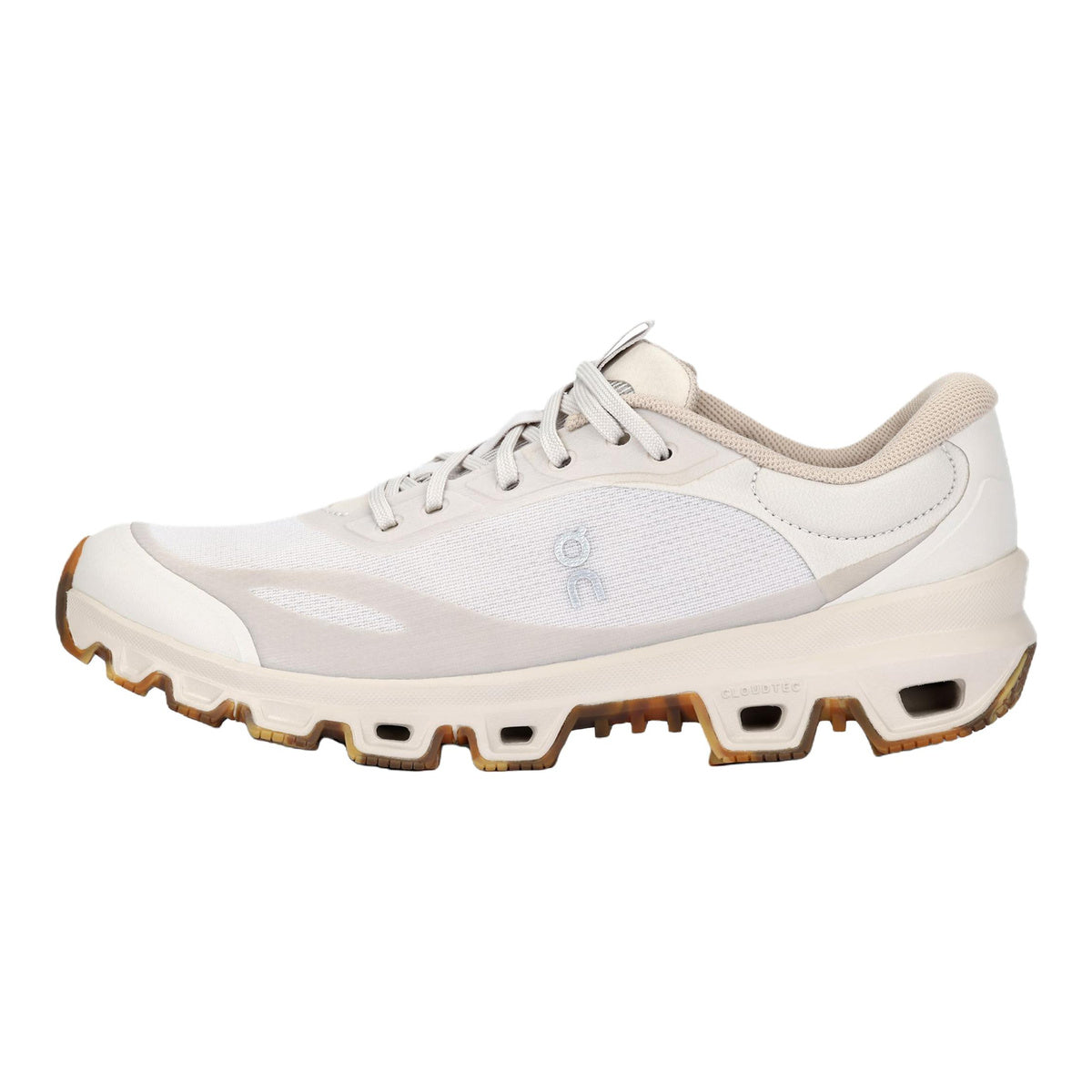 On × LOEWE Cloudventure Unisex Outdoor Lifestyle Sneakers – White | Caramel