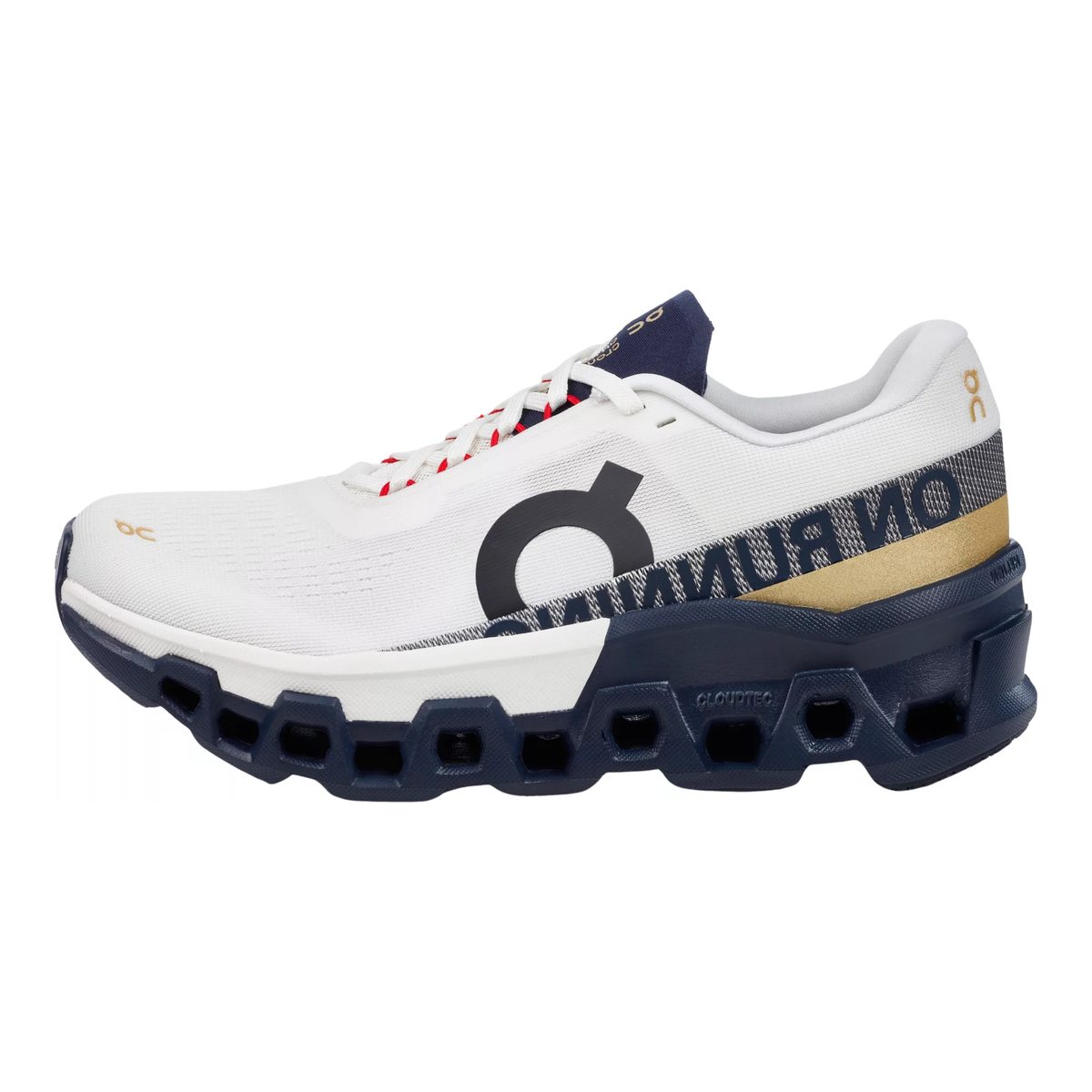 On Cloudmonster 2 Unisex Marathon Running Shoes – White | Navy