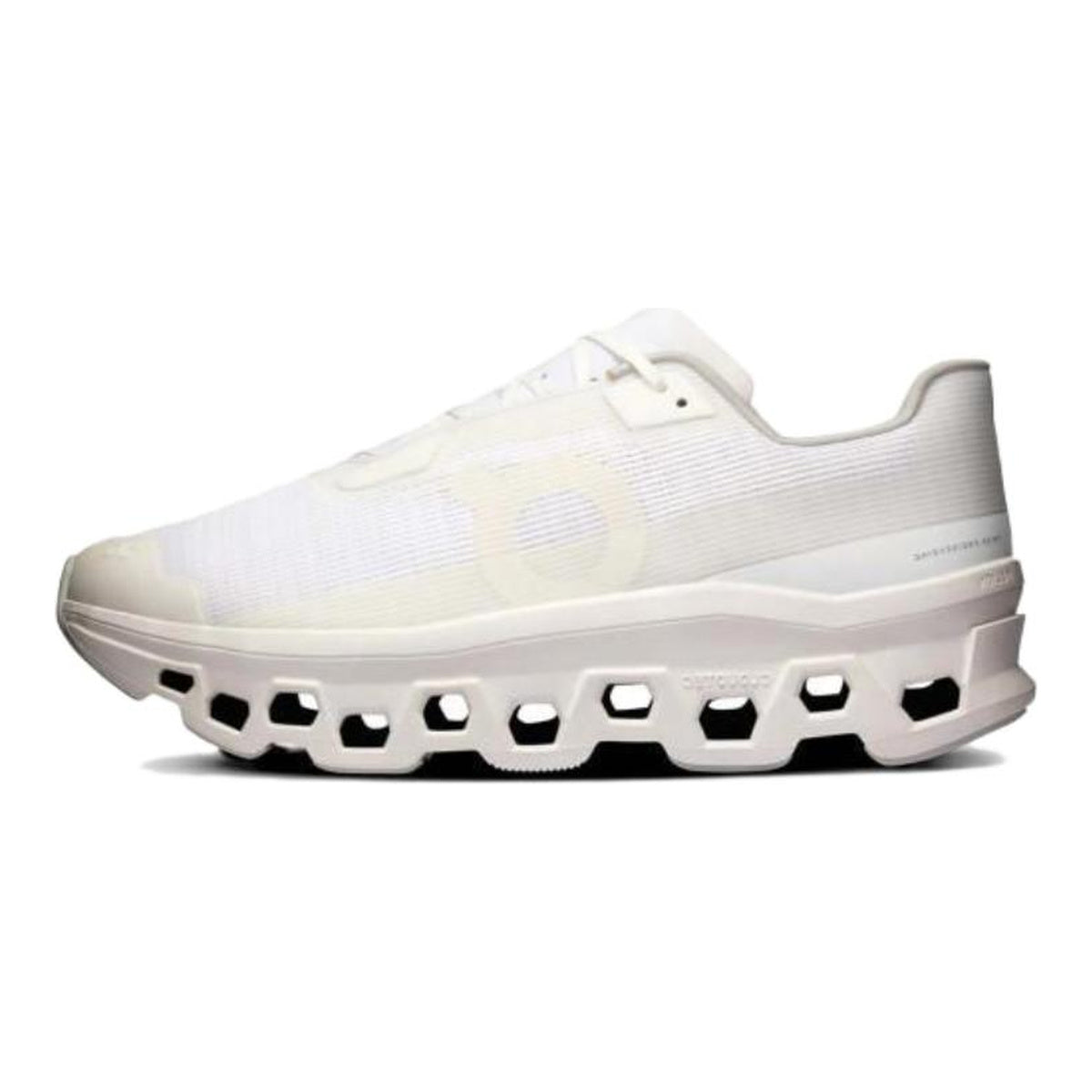 On Cloudmonster Unisex Marathon Running Shoes – All White