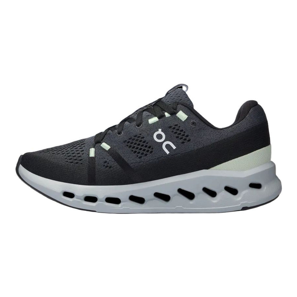 On Cloudsurfer Running Shoes – Black | Frost