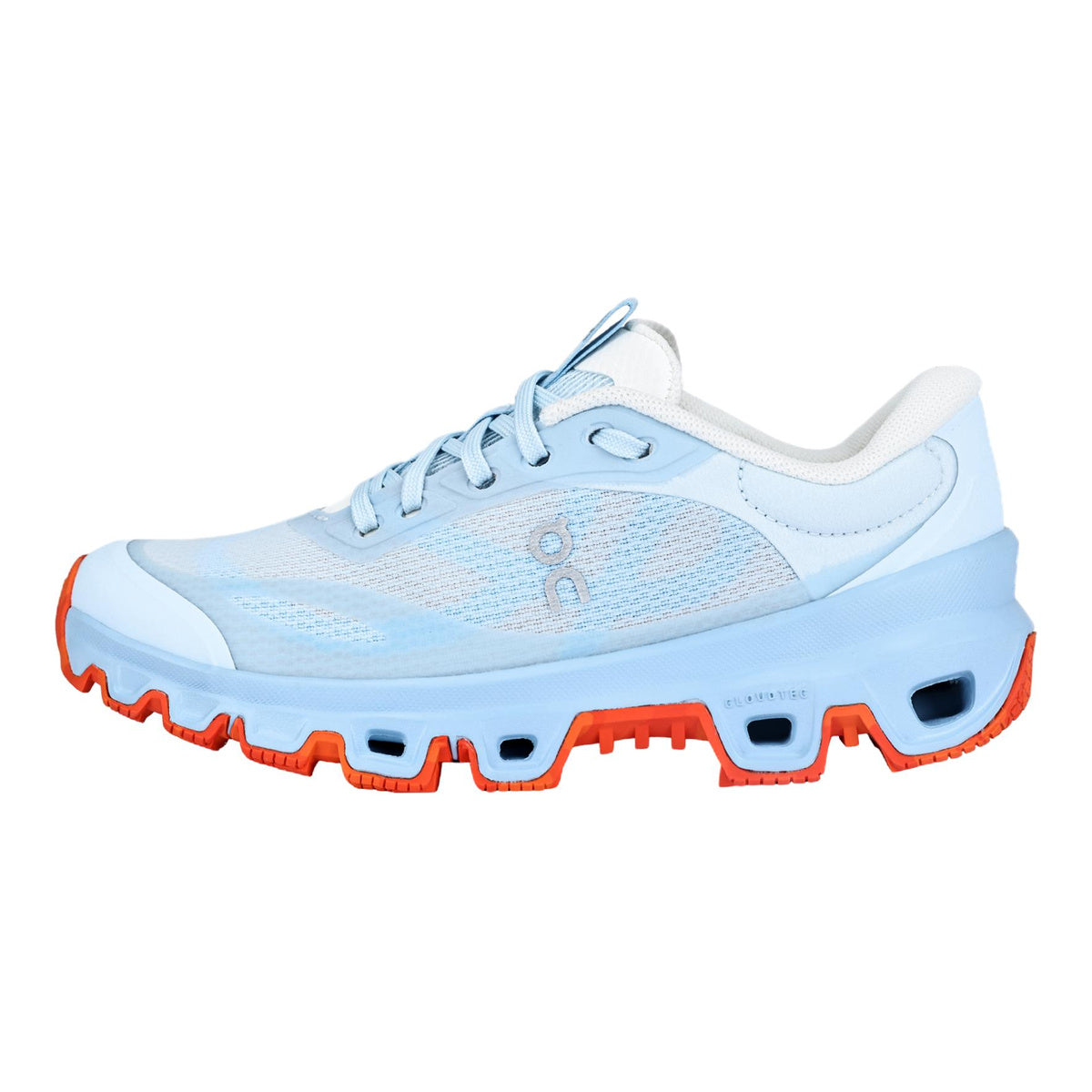 On × LOEWE Cloudmonster Unisex Lifestyle Sneakers – Ice | Flame