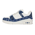 Louis Vuitton LV Trainer Sneaker – Denim Blue Monogram / White