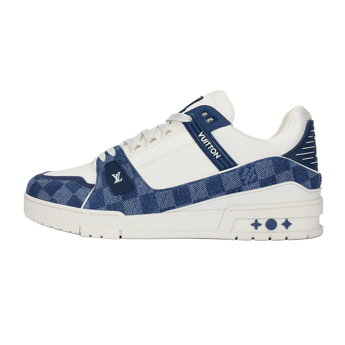 Louis Vuitton LV Trainer Sneaker – Denim Blue Monogram / White