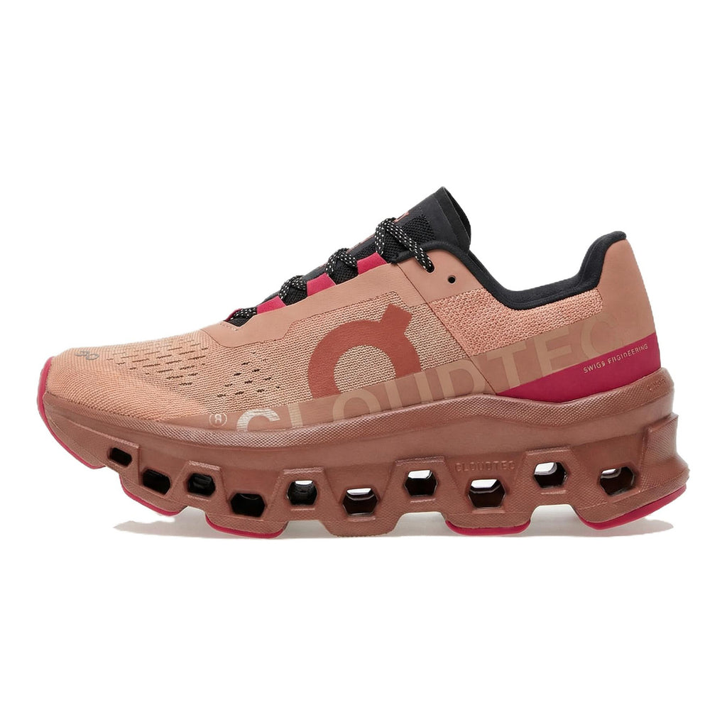 On Cloudmonster Running Shoes – Rose | Raspberry