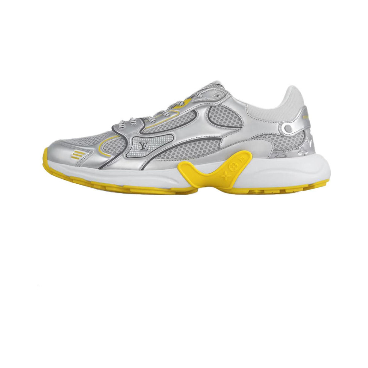 Louis Vuitton Olympia Low-Top Sneakers in Silver & Yellow – WoUnisex
