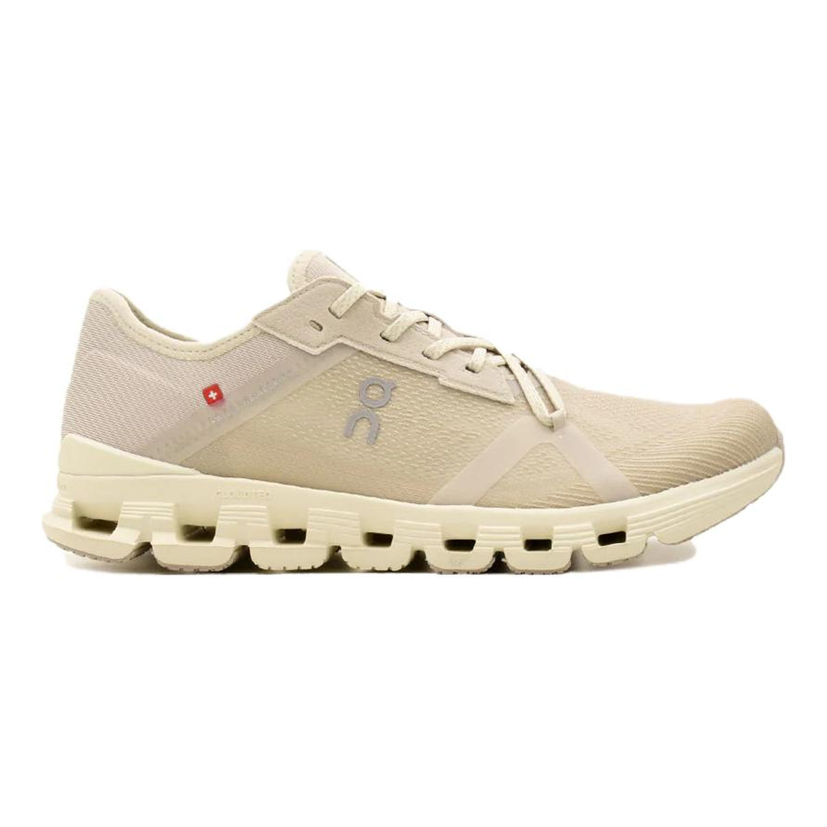 On Cloud X 4 AD Running Shoes – Sand | White
