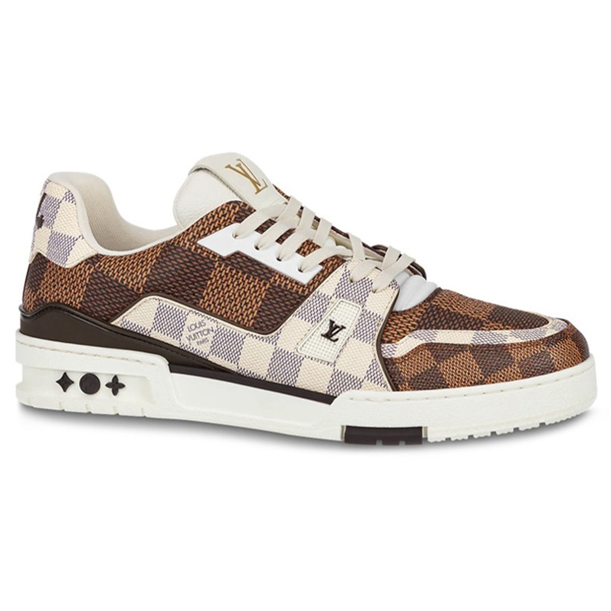 Louis Vuitton Trainer Checkerboard Low-Top Sneakers in Brown – Unisex