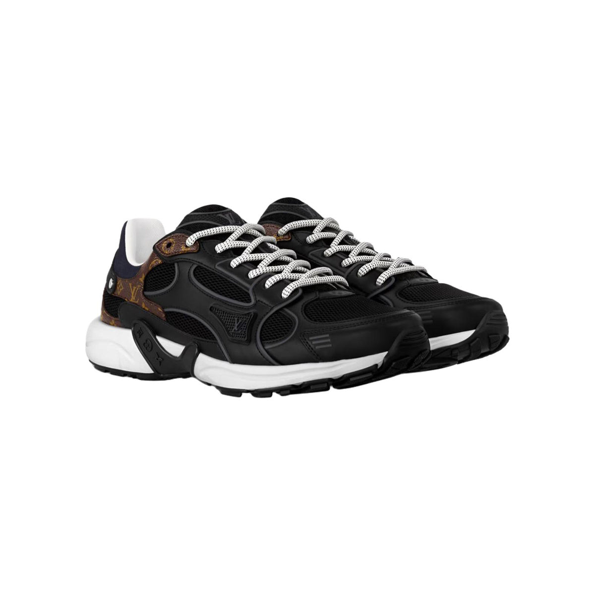 Louis Vuitton Olympia Lace-Up Low-Top Lifestyle Sneakers in Black – WoUnisex