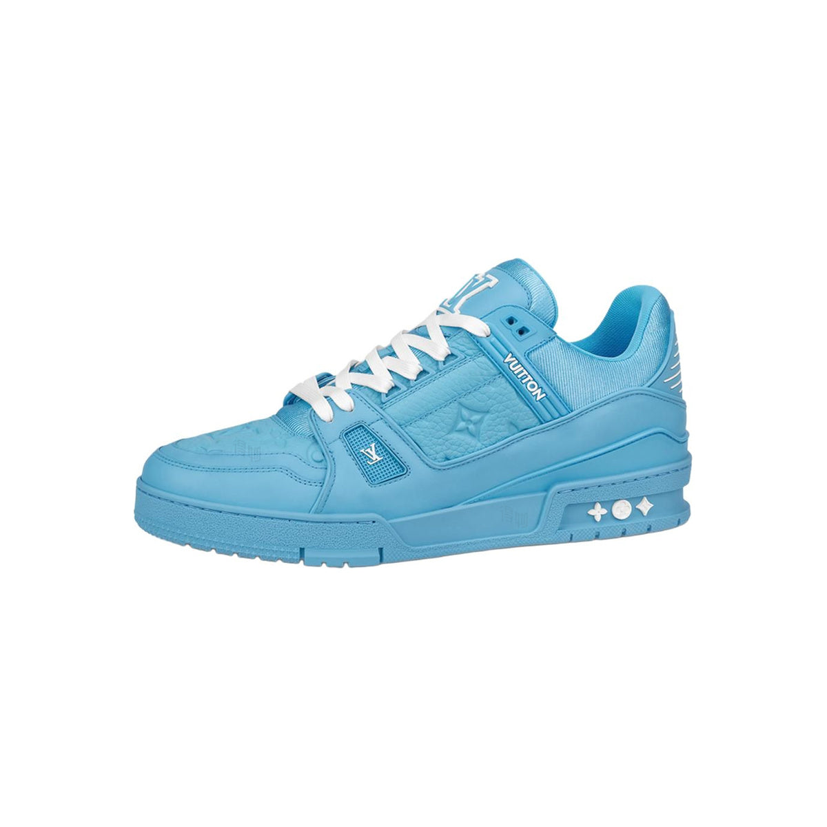 Louis Vuitton Trainer Leather Low-Top Sneakers in Blue – Unisex