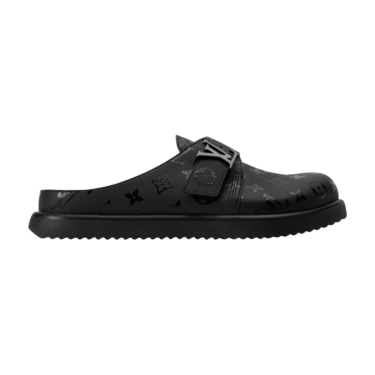 Louis Vuitton Easy Calf Leather Slip-On Mule in Black – Unisex