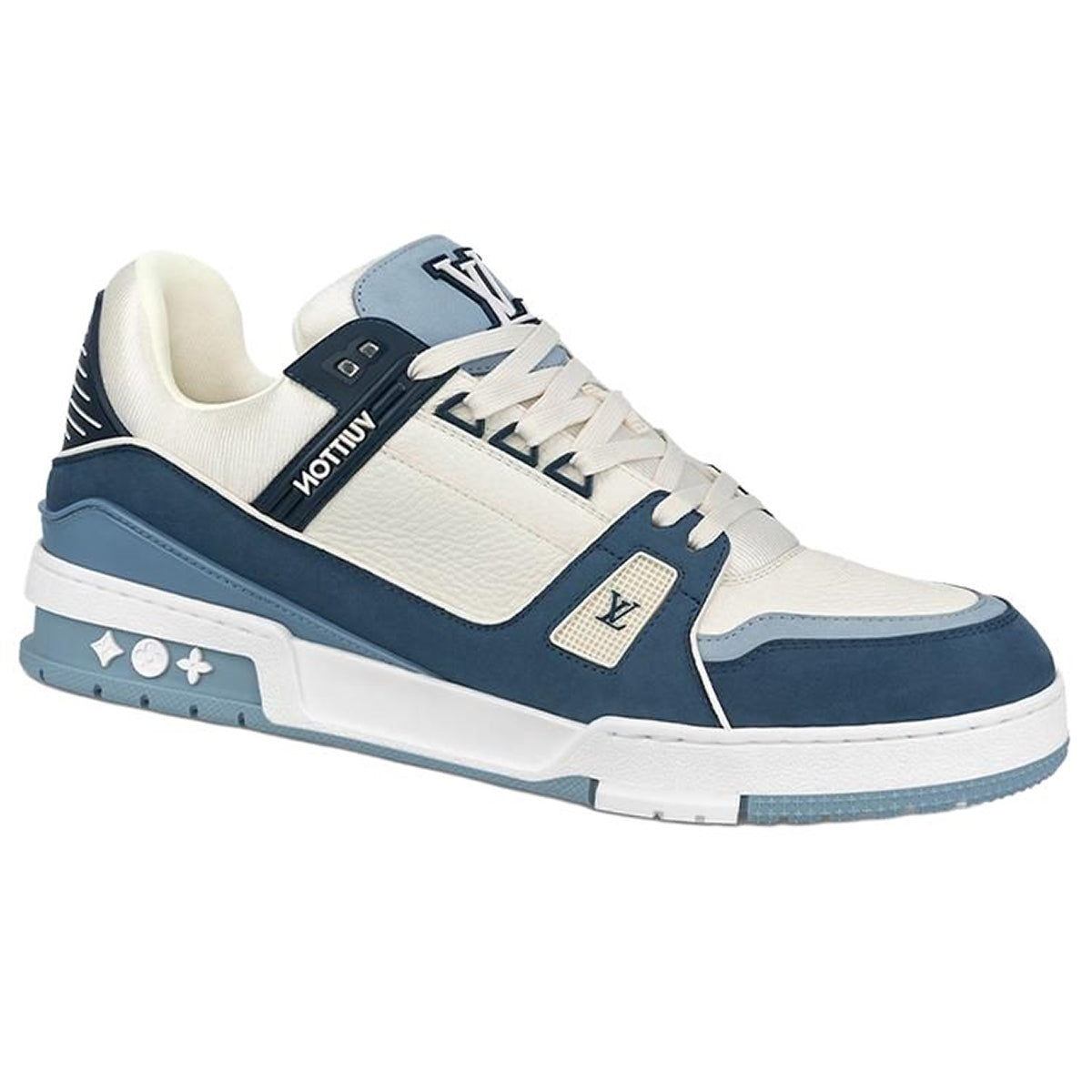 Louis Vuitton LV Trainer 2.0 Sneaker – Navy Blue / Steel Blue / Cream