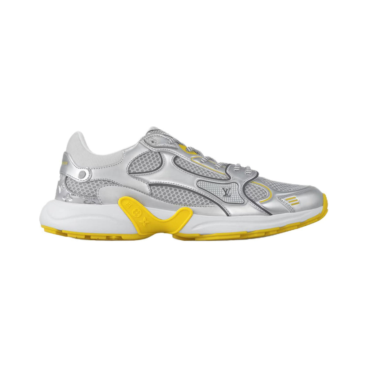 Louis Vuitton Olympia Low-Top Sneakers in Silver & Yellow – WoUnisex
