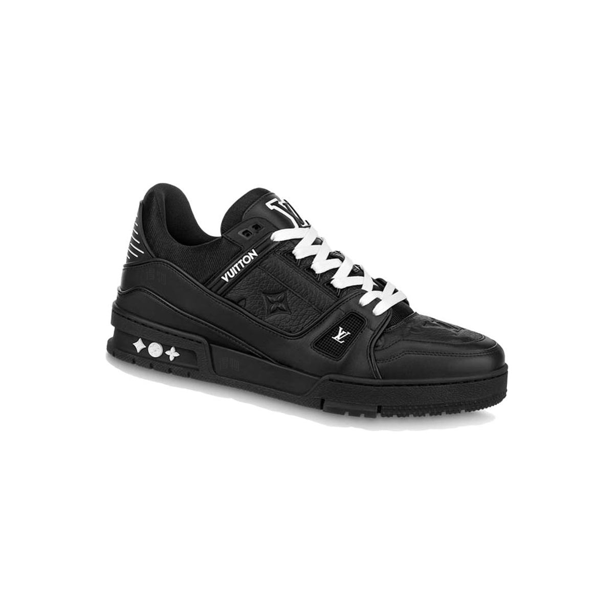 Louis Vuitton Trainer Leather Low-Top Sneakers in Black – Unisex