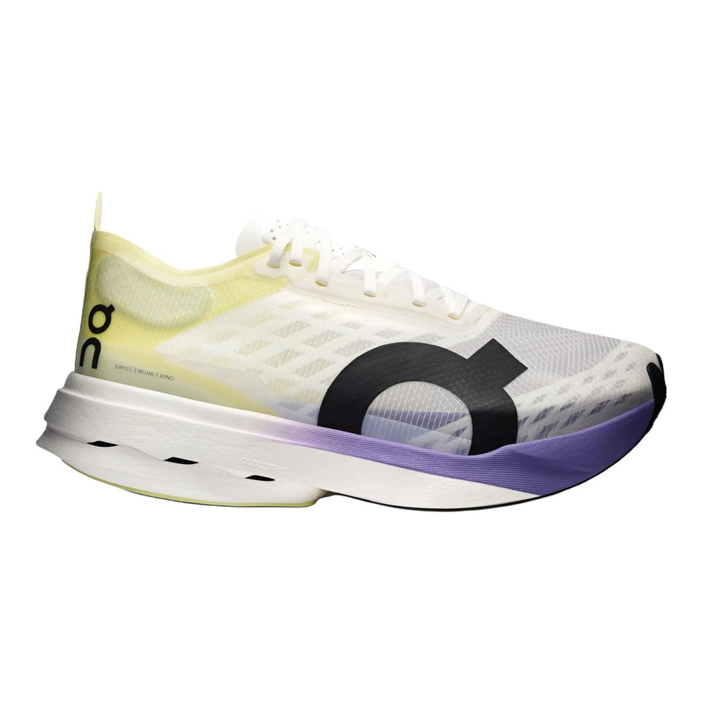 On Cloudboom Strike Racing Shoes – White | Hay | Iris