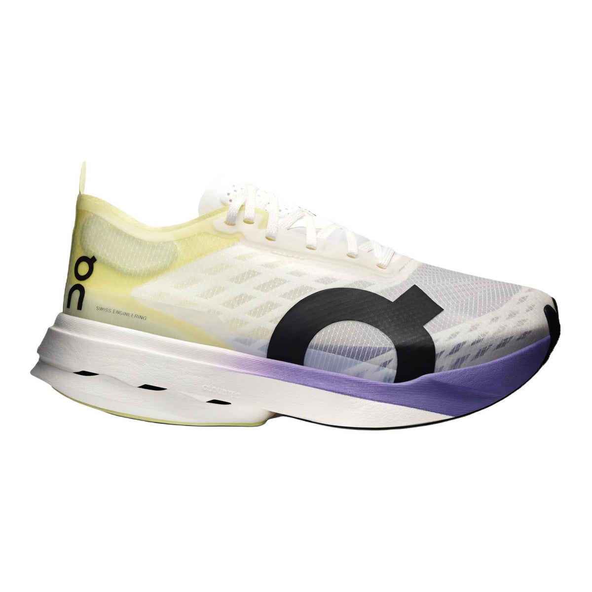 On Cloudboom Strike Racing Shoes – White | Hay | Iris