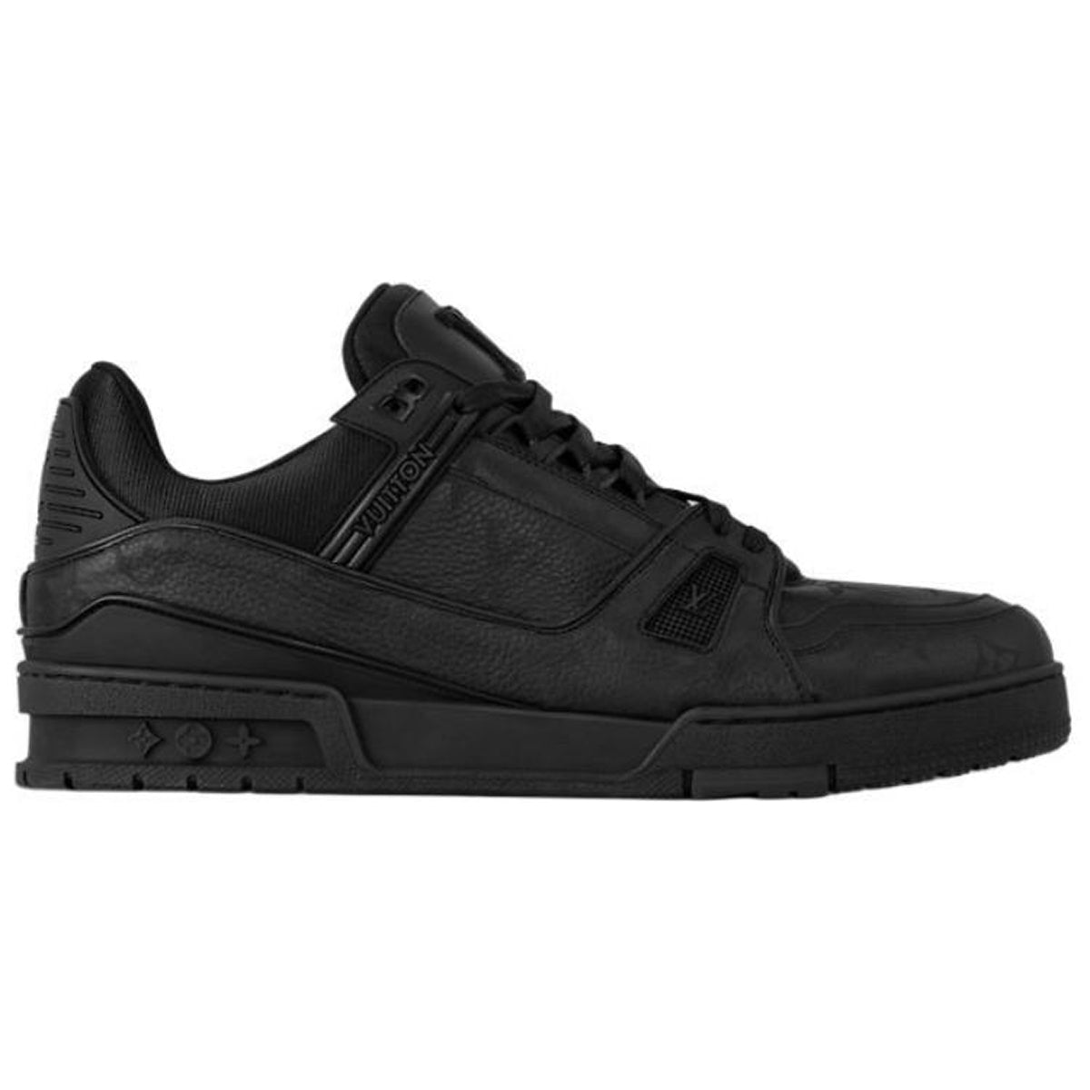 Louis Vuitton Trainer Lace-Up Low-Top Sneakers in Black – Unisex