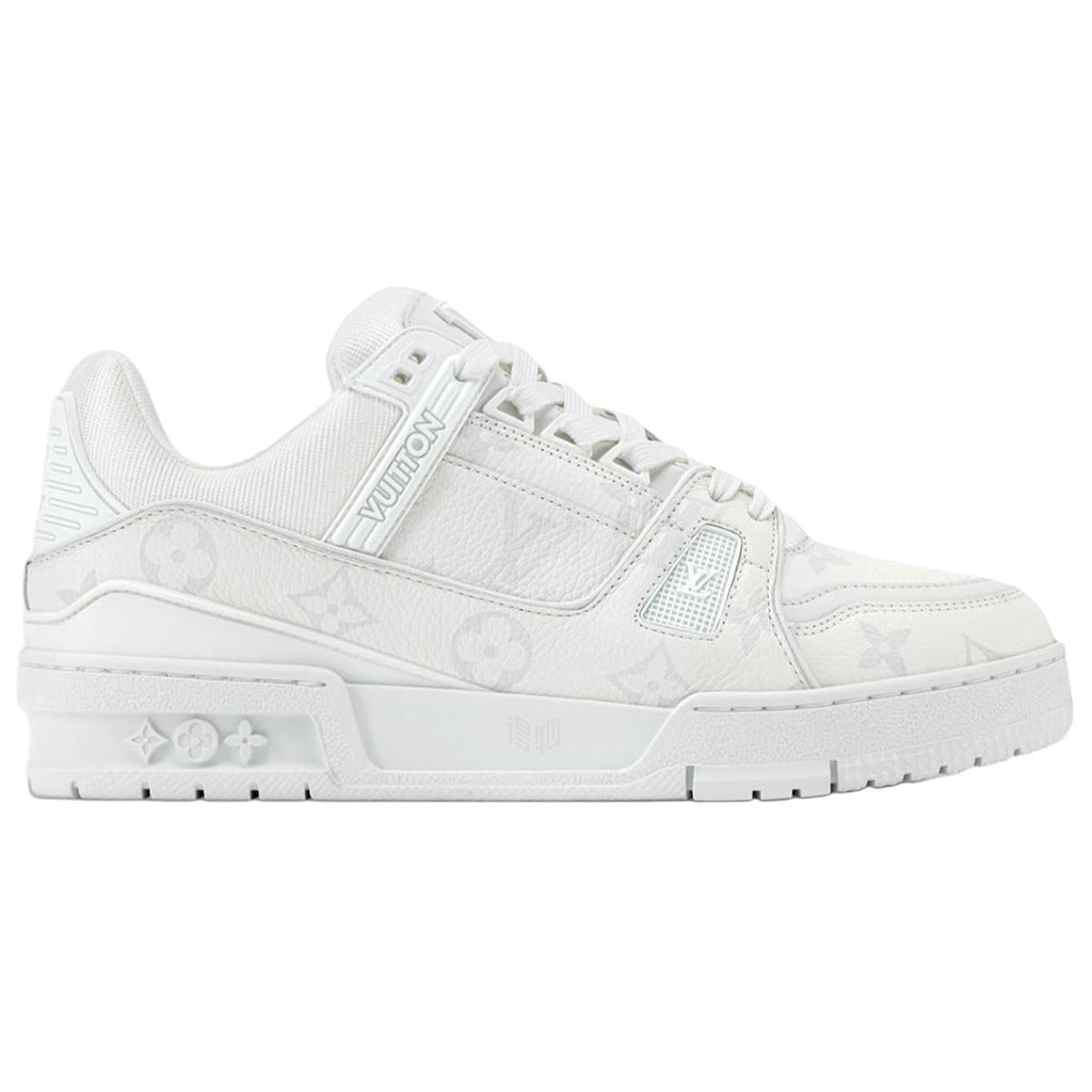 Louis Vuitton Lace-Up Low-Top Sneakers in Grey & White – WoUnisex