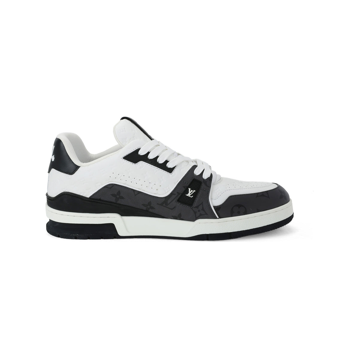 Louis Vuitton Trainer Low-Top Sneakers in White & Black – Unisex