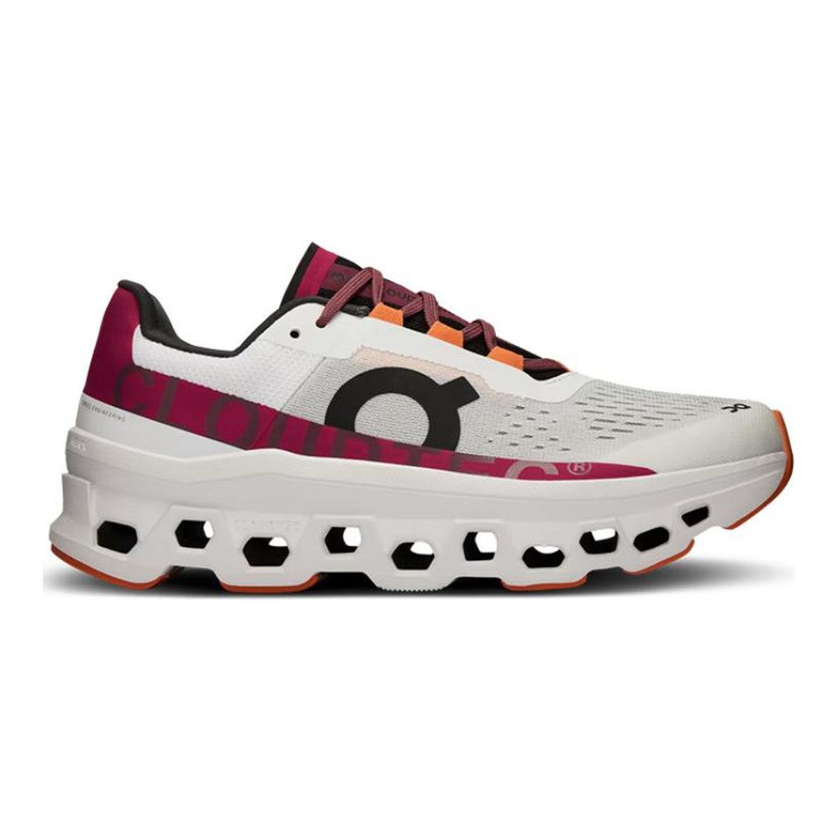 On Cloudmonster 2 Running Shoes – Pearl | Magenta