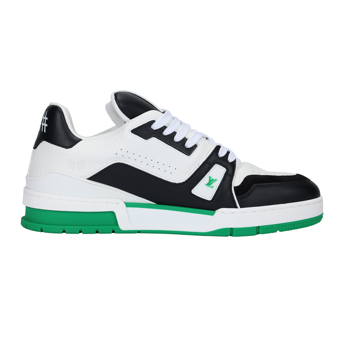 Louis Vuitton Trainer Leather Lace-Up Low-Top Sneakers in Green – Unisex